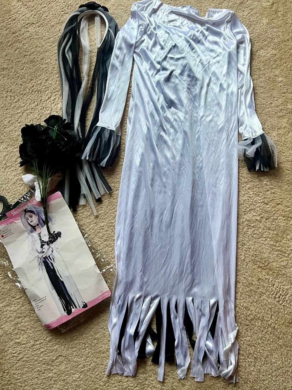 Skeleton Bride Child Costume